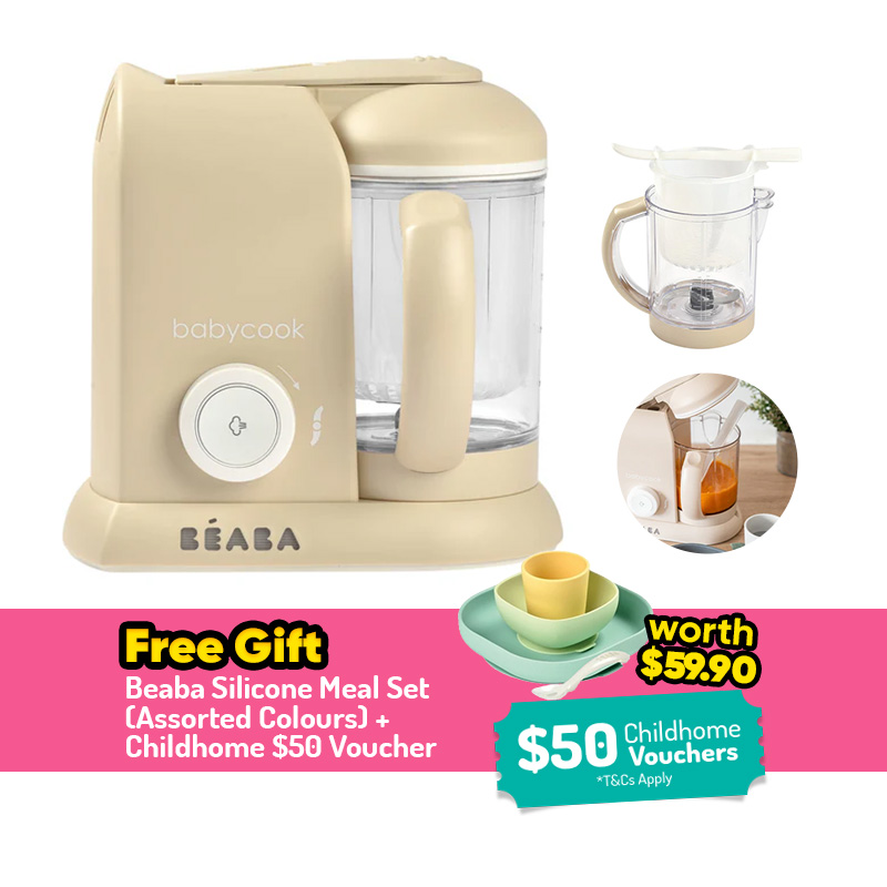 Beaba Babycook Solo Baby Food Processor + FREE GIFT